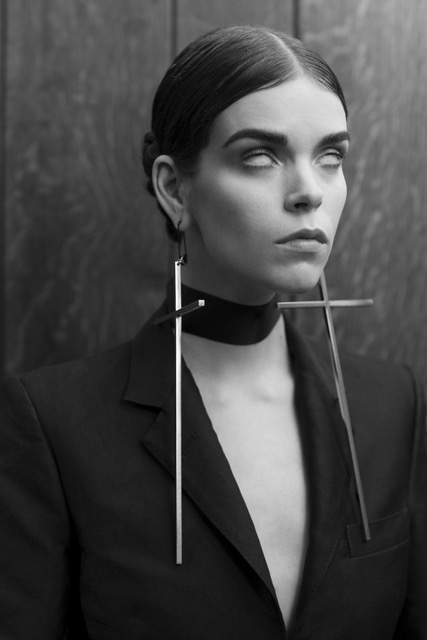 Untitled (Portrait of a Lady) 2015 Pamela Berkovic Black-and-white photography, 76.2 x 50.8 cm © Pamela Berkovic
