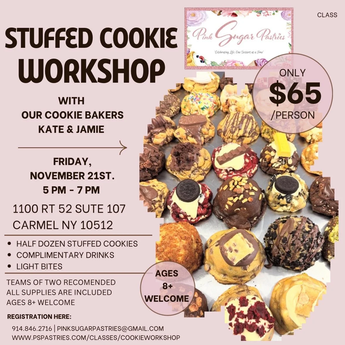 🎉✨ Our November &amp; December Baking Classes are official! ✨🎉
From chocolate dipped turkey strawberries 🦃🍓 to vintage Christmas cakes 🎄 and festive buttercream cupcakes 🧁 We&rsquo;ve got something sweet for everyone this holiday season!
Come s