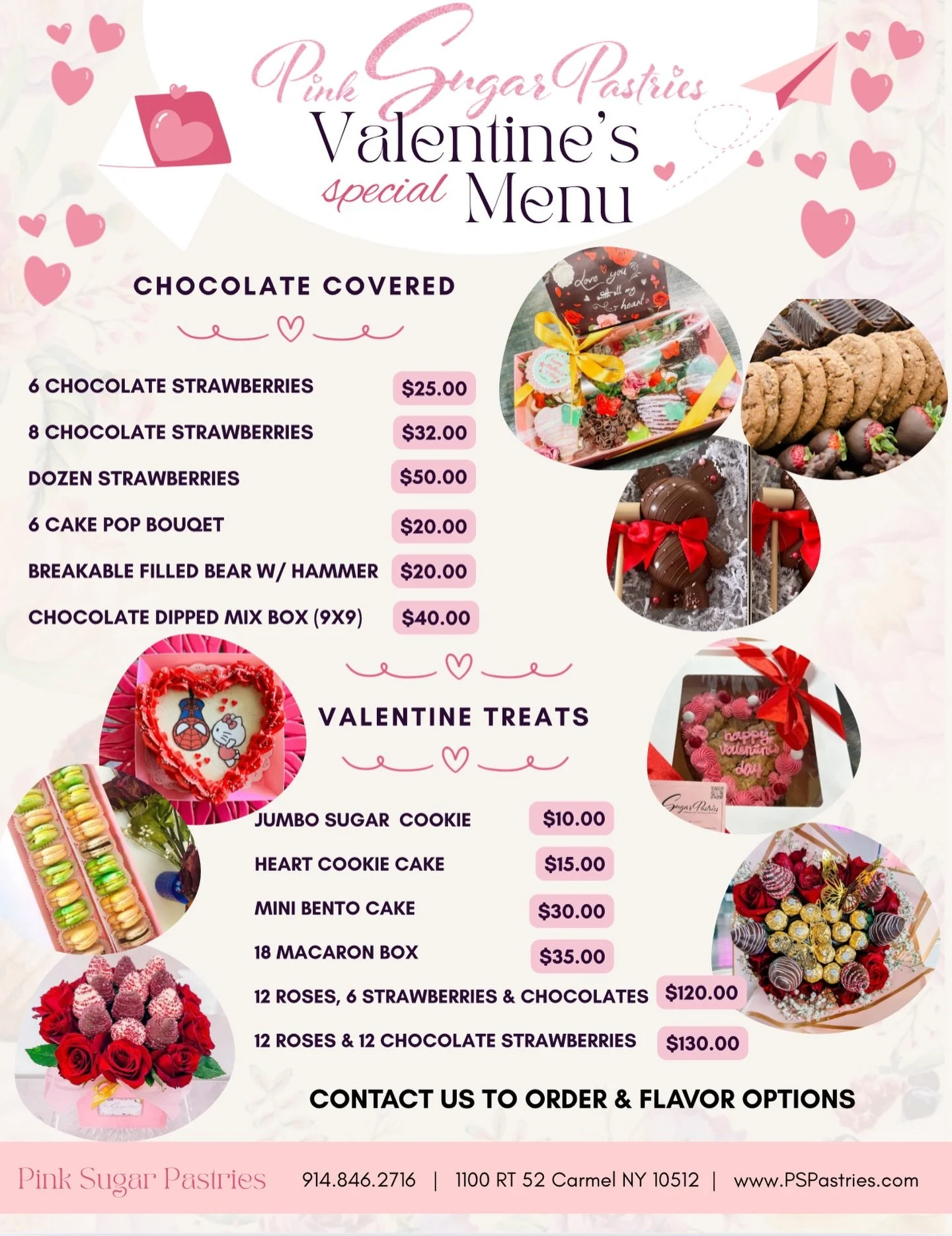 👋 Tell your mans about @pinksugarpastries because we&rsquo;ve got the good good 😮&zwj;💨🙌

❤️💐🍓🍰🍫&rdquo;

#PinkSugarPastries #DessertGoals #SweetCravings #SupportSmallBusiness #TreatYourself