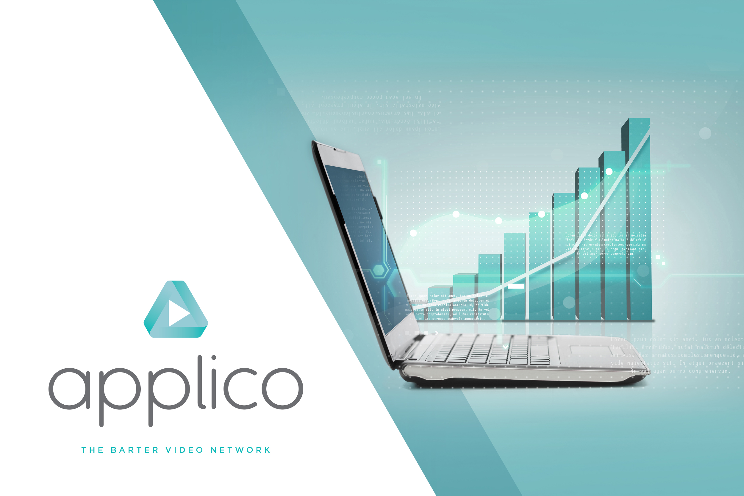  Client: Astus UK Project: Applico: The barter video network   applicogroup.com   Astus is the biggest media barter company in the UK. They give clients the means to create or bloster media budgets by trading their goods or services with media owners