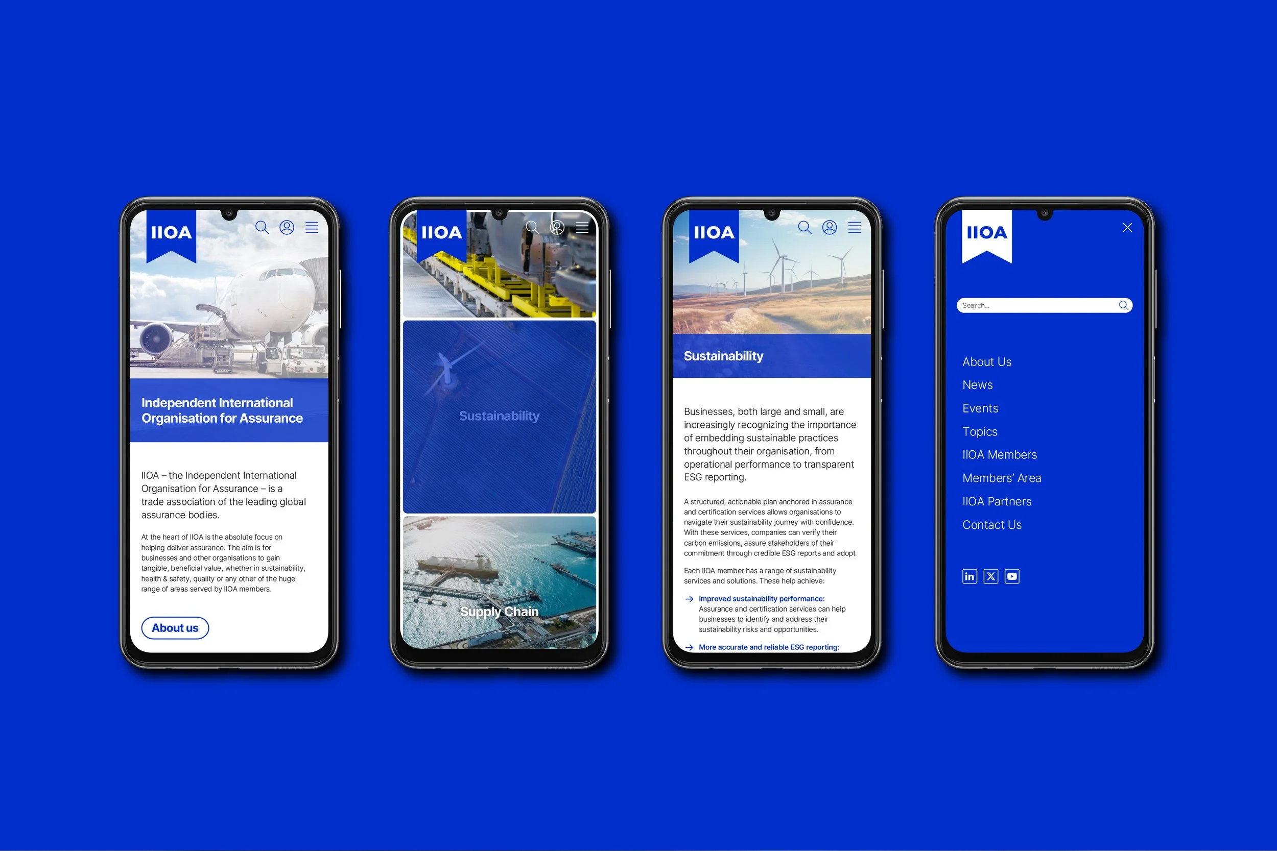    The new identity was rolled out across a revamped website, marketing touchpoints, stationery, and a brand guidelines document provided to help maintain visual consistency across their global network. The brand has been well received and has helped