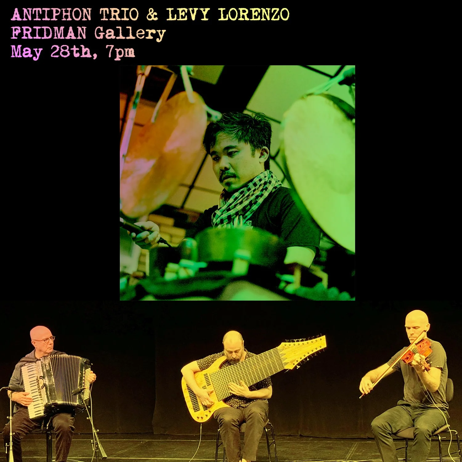 Antiphon Trio with Levy Lorenzo at the Fridman Gallery