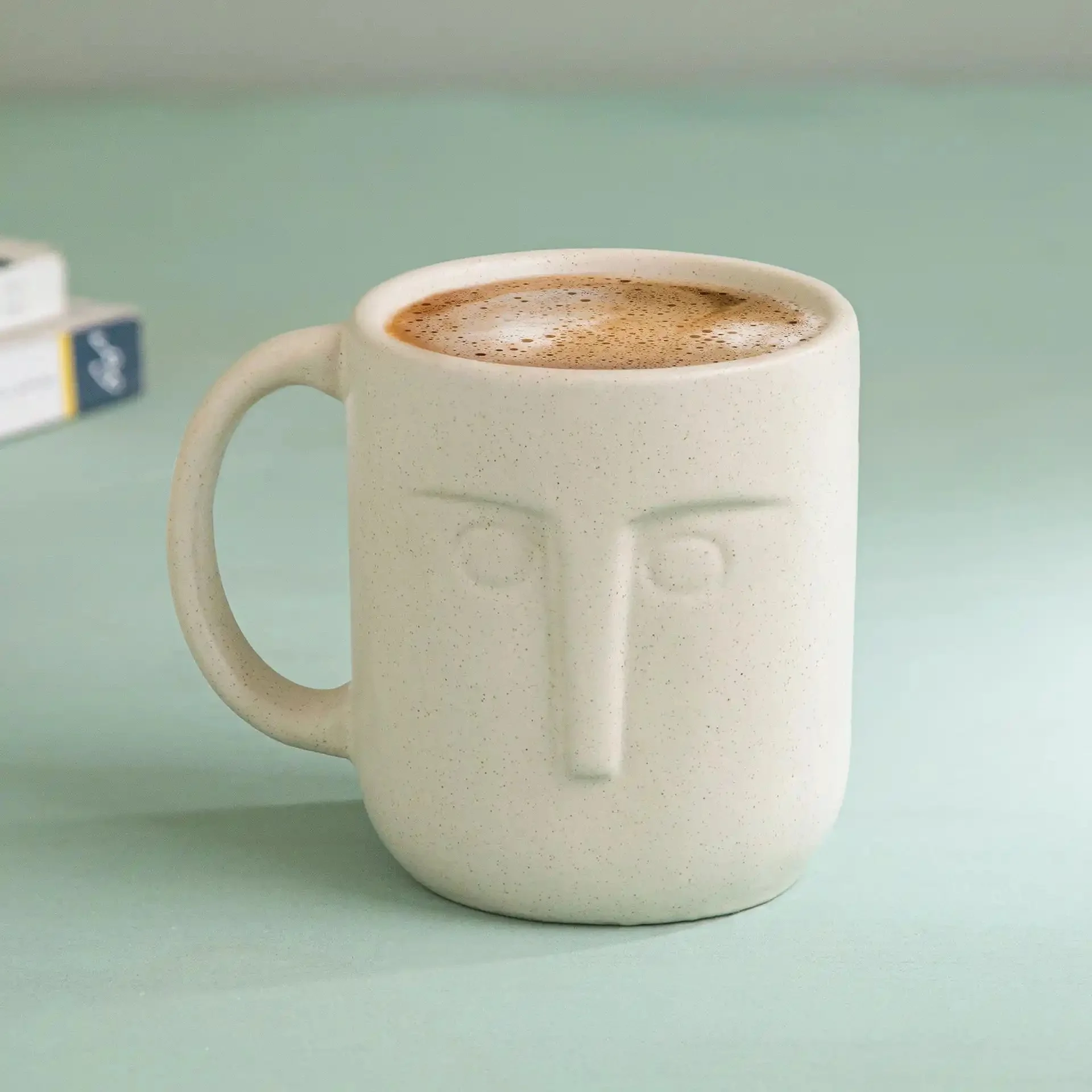 Rapa Nui Ceramic Coffee Mug Set of Two