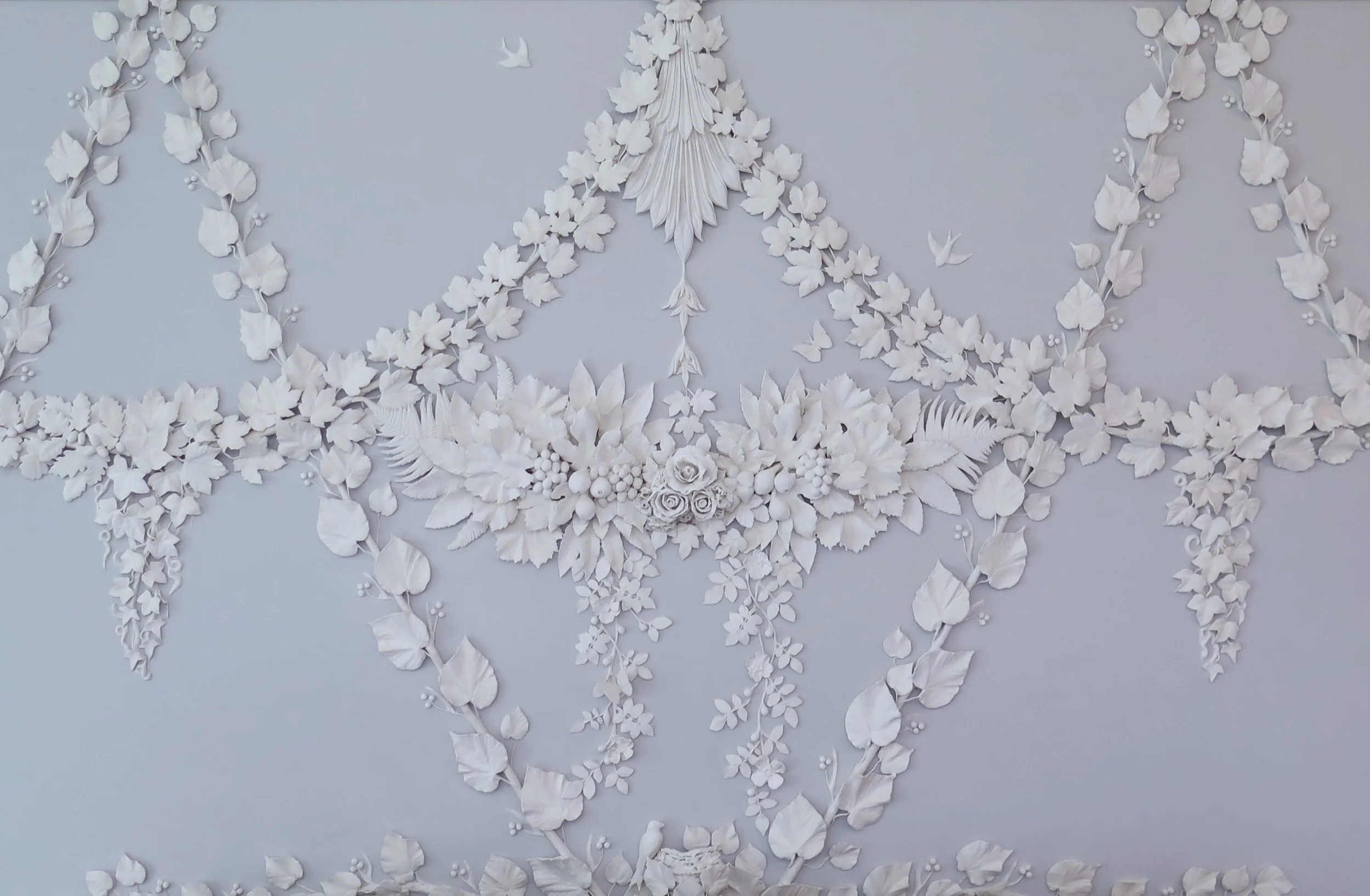 Decorative Plaster Work Ceiling Garland
