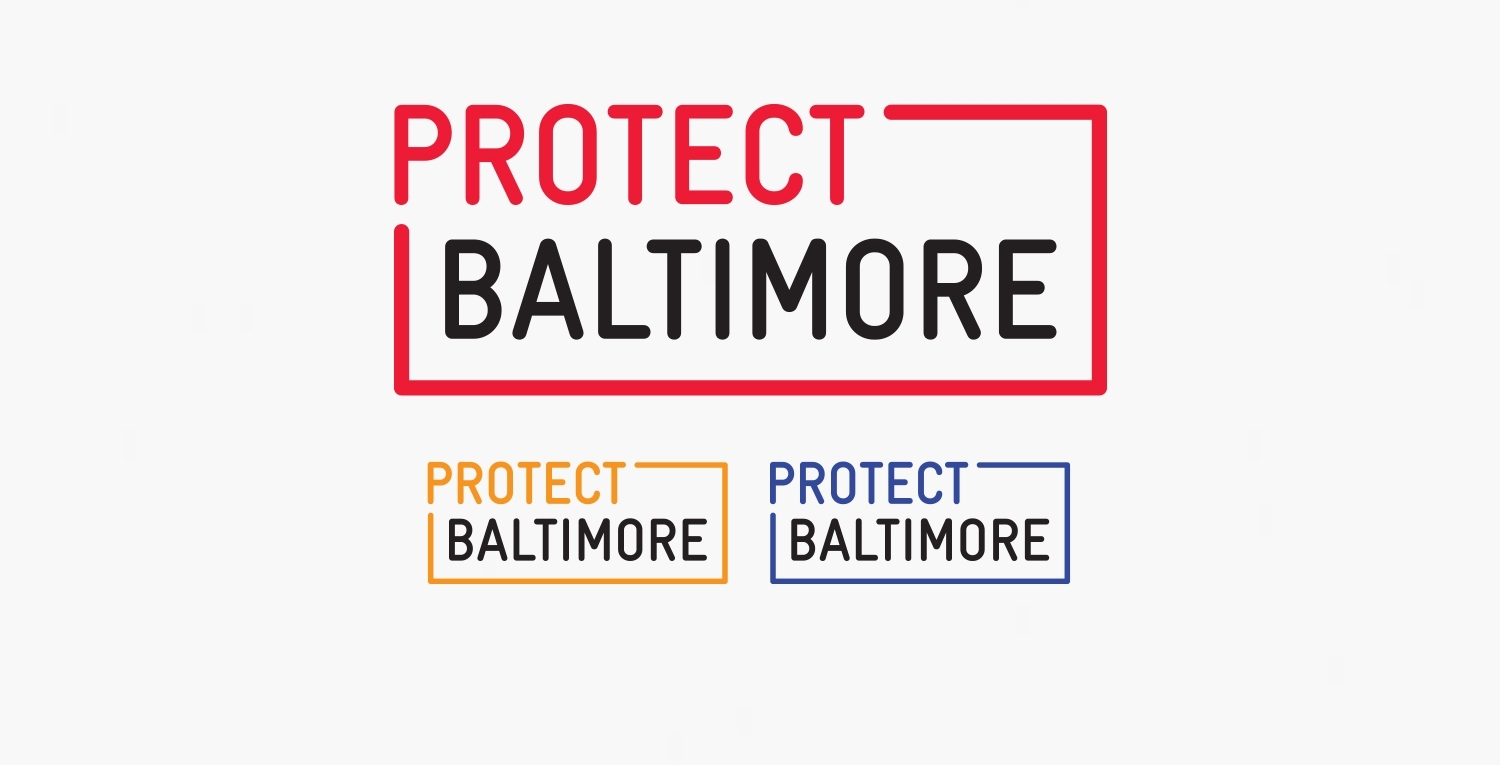 The Protect Baltimore mark is authoritative, yet friendly. It identifies toolkit materials and calls patients and providers to action.
