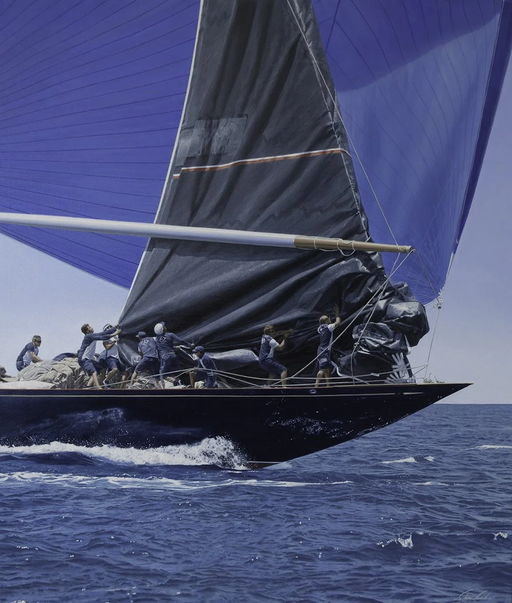 Velsheda dropping the Genoa SOLD