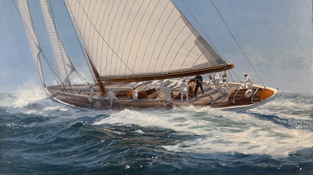 Enterprise Oil on panel 8.5x15inches Available (Copy)