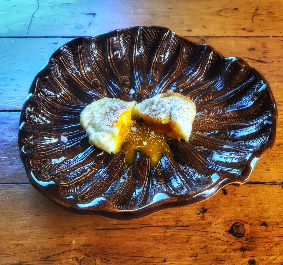 Not quite as round as a ball, but DAMN! that’s one delicious fried egg!