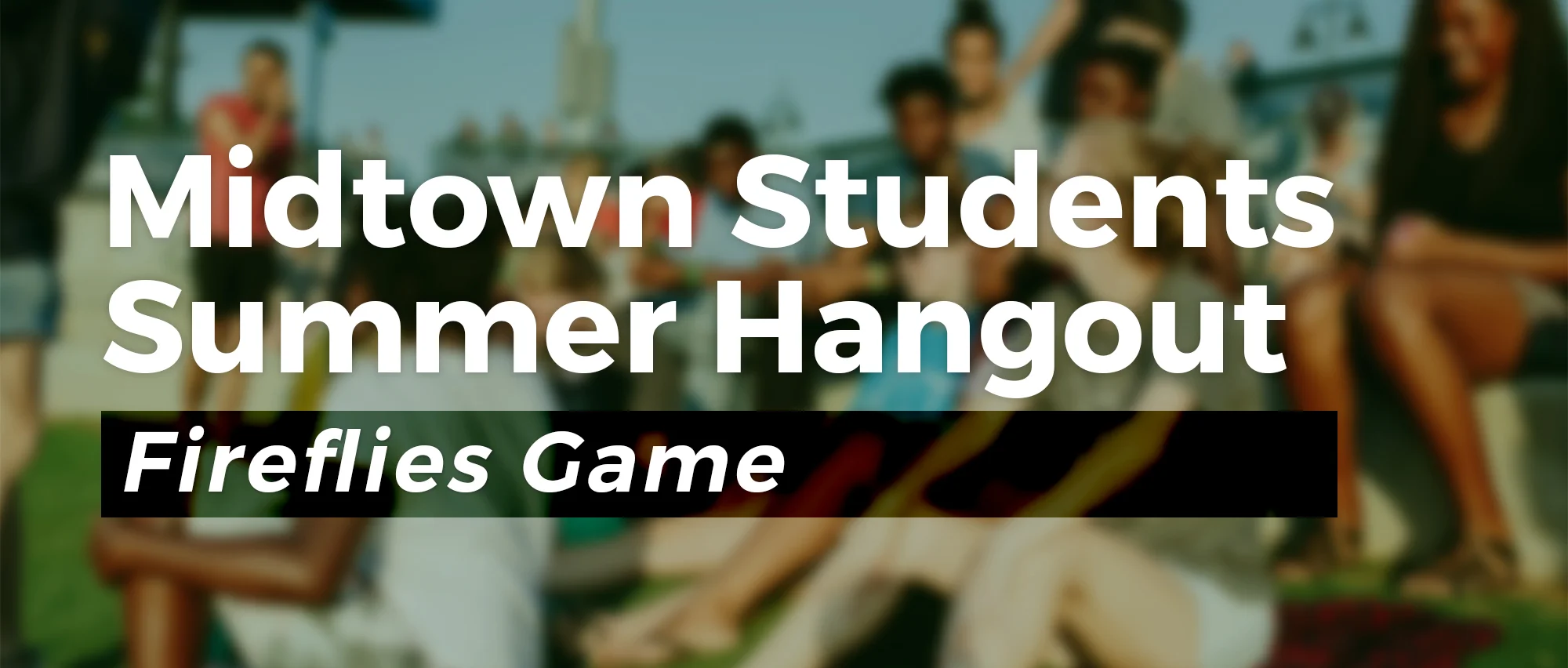 Join our Student Ministry for a night at the Drive-In Theater!