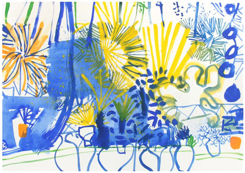 LHarwood Majorelle Garden I watercolour38x56cm £550 LR.jpg