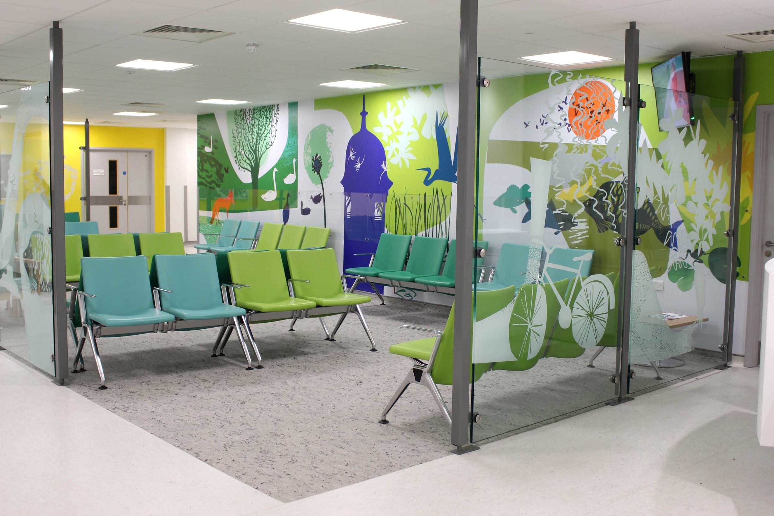 Central middlesex hospital waiting room lara harwood