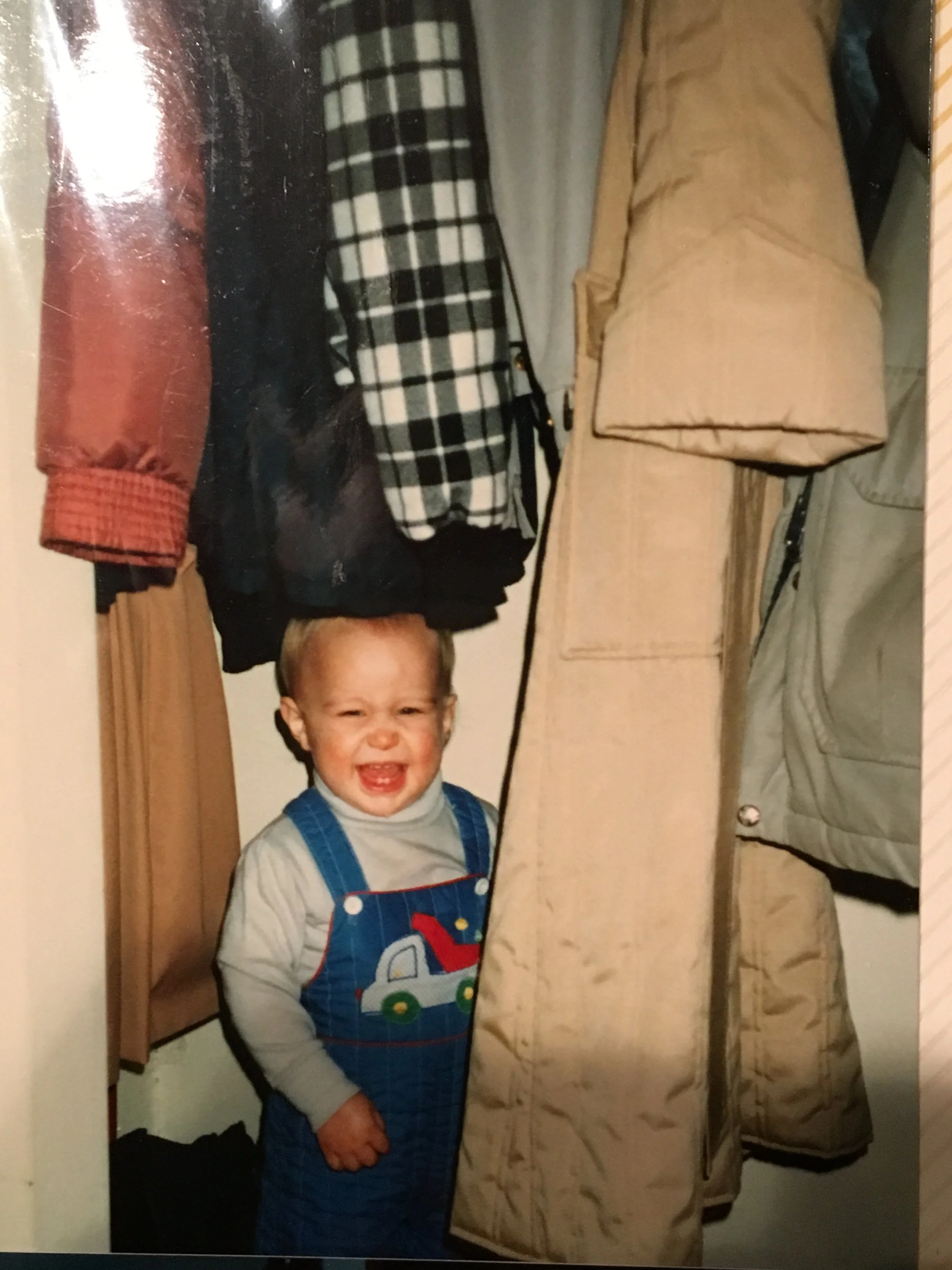 Paul in the closet.JPG