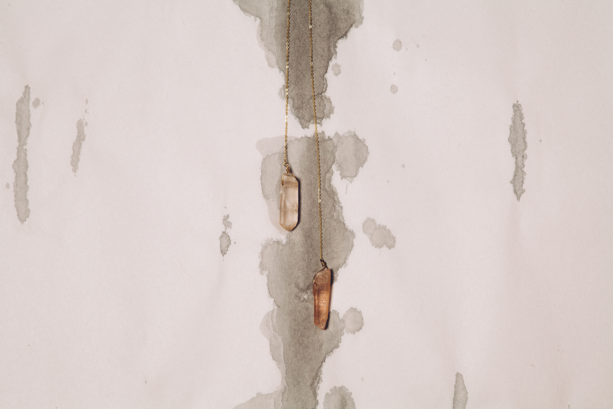 crystal quartz lariat 