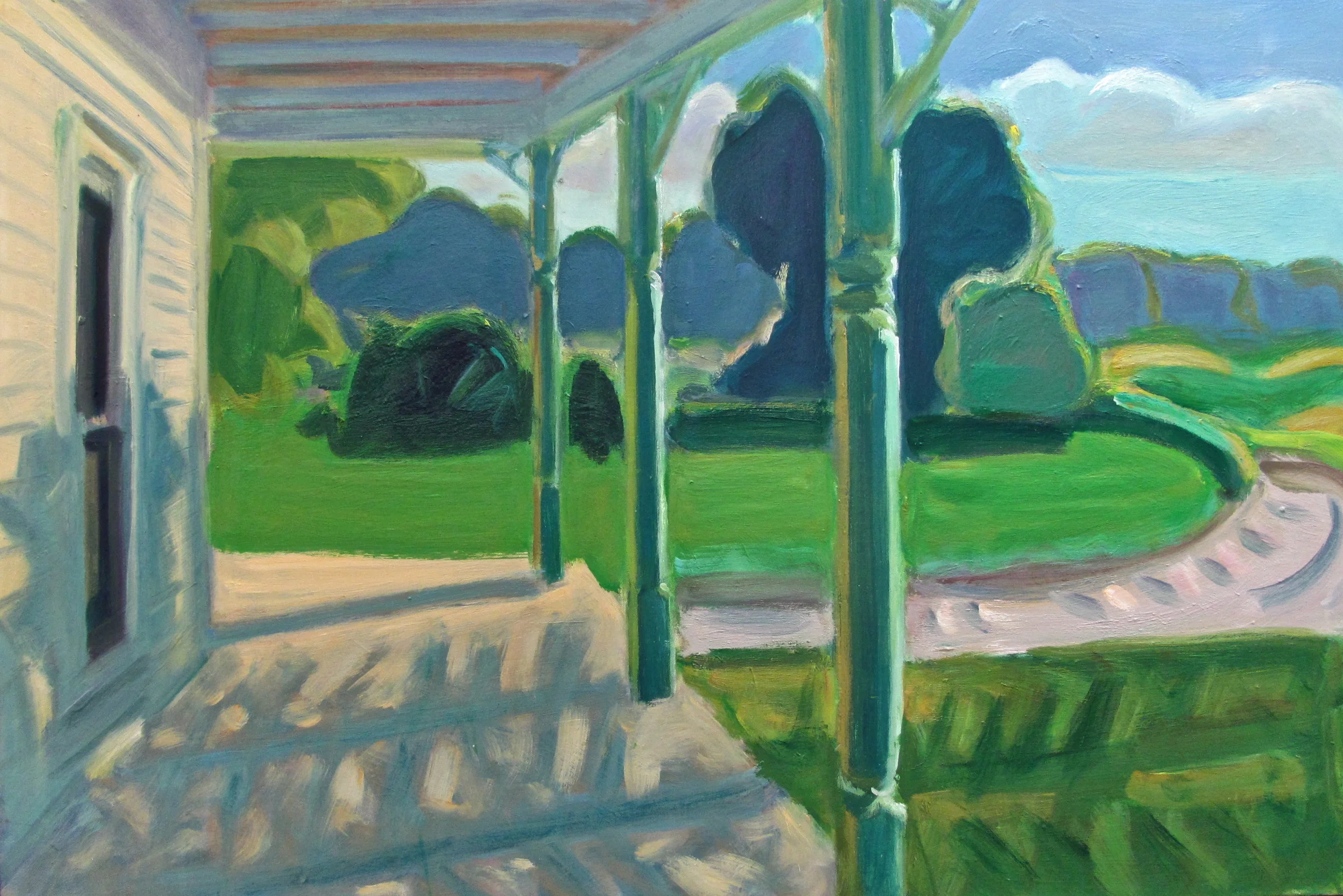 Tree Shadows on Porch