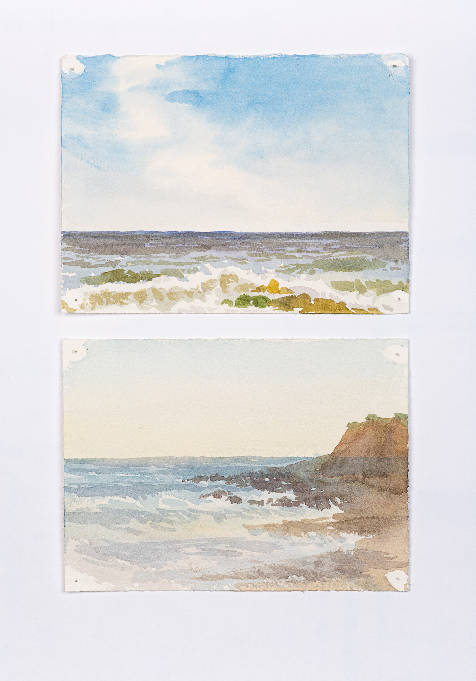 Sea Landscape Studies, 2016 - watercolor on paper 