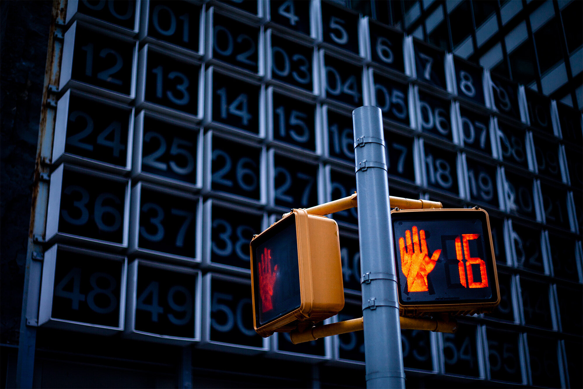 Light Signal, Downtown Manhattan, 2015 - New York