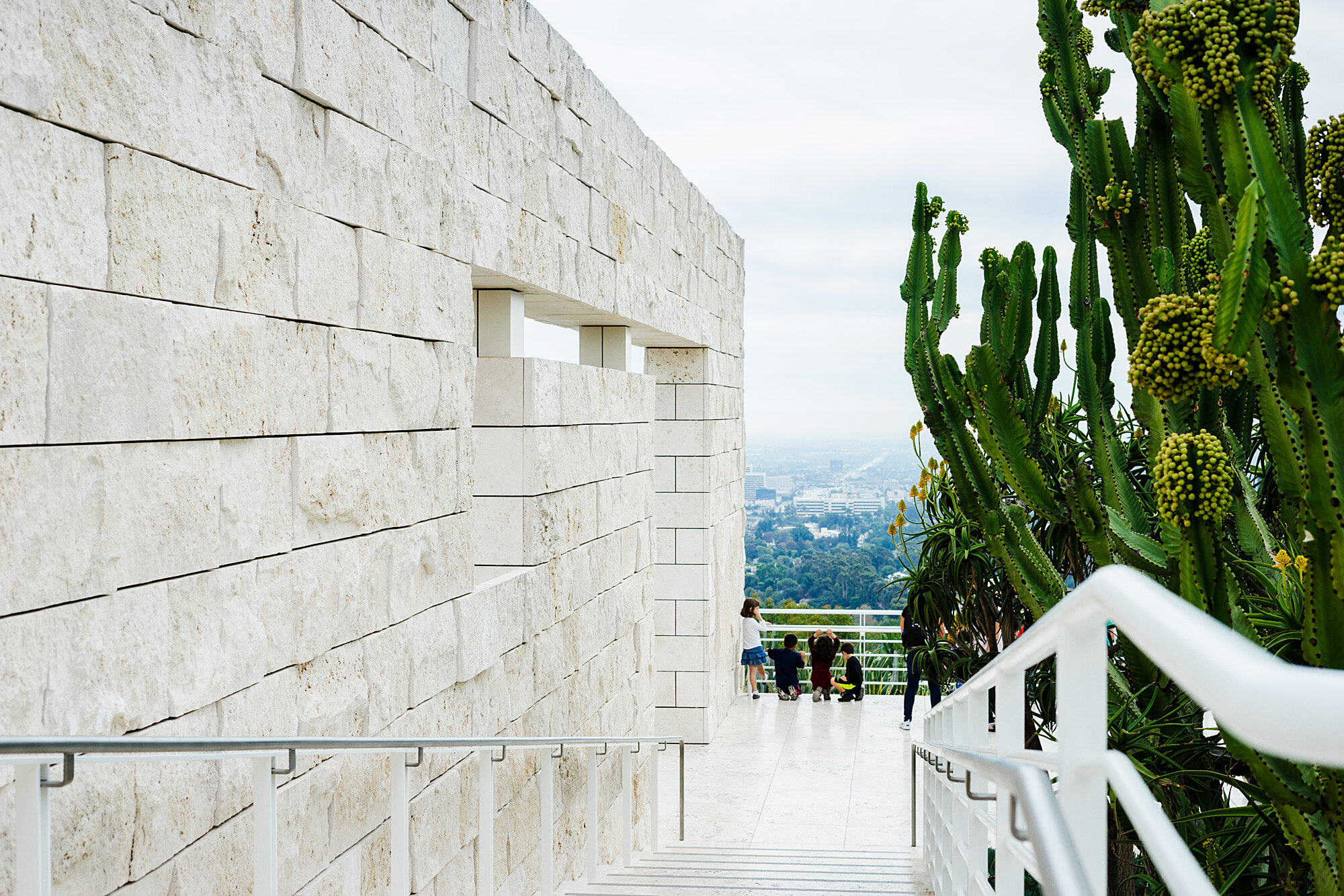 The Getty Center. Overlooking the city, 2016 - Los Angeles
