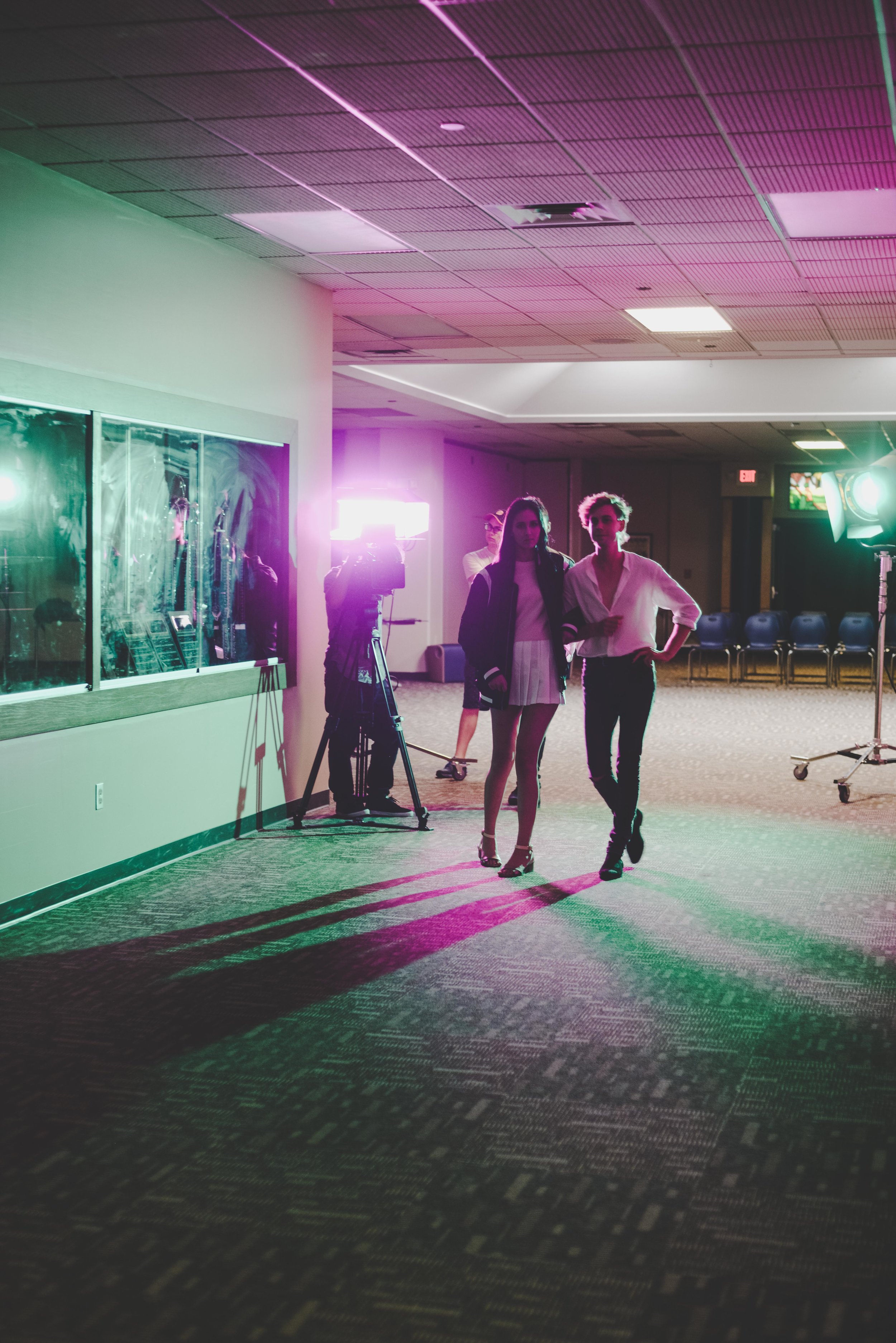 On Set Photo: Annalisa Hartlaub 