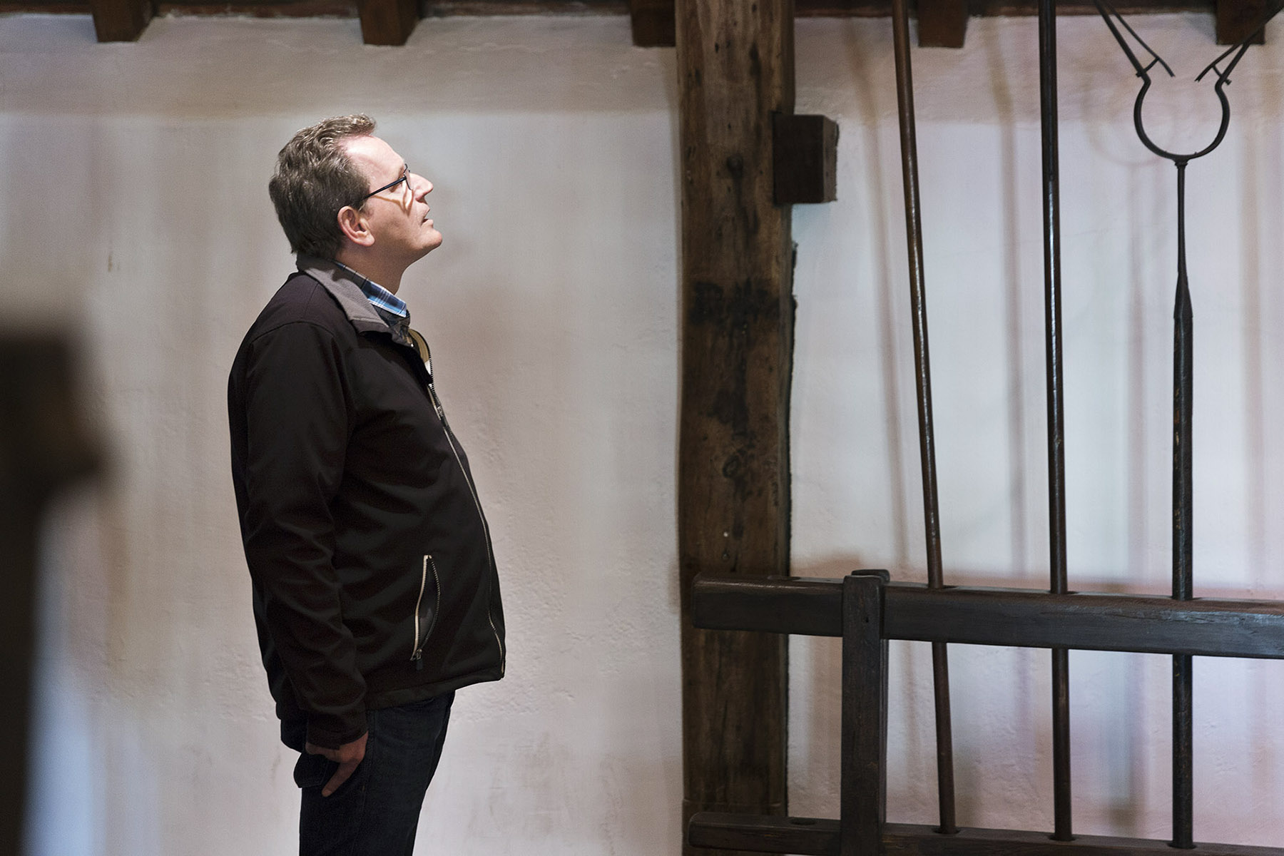 Robin Butter Dag van de Haagse Geschiedenis 2017 Museum Gevangenenpoort portret bezoeker