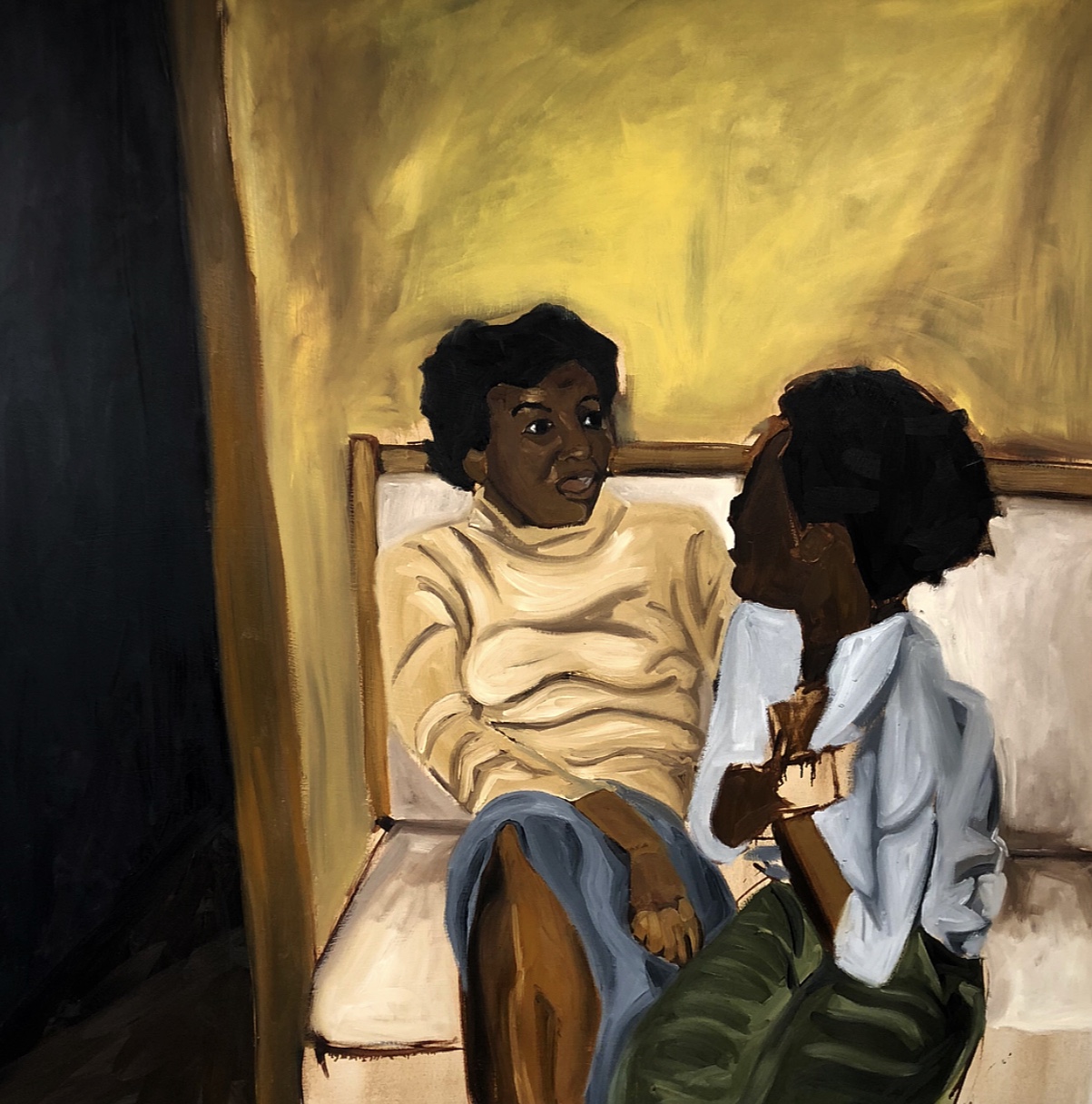 ‘Untitled’ 48” x 48” Oil on canvas 2018
