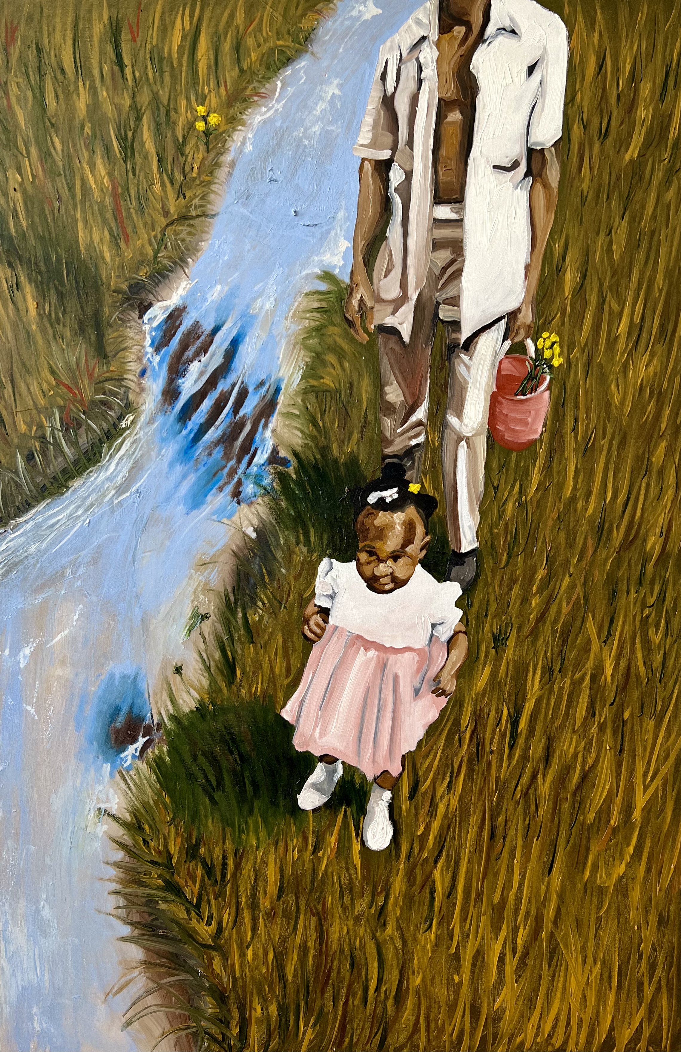 Poetic justice Oil on canvas 60 × 40 in 152.4 × 101.6 cm 2023