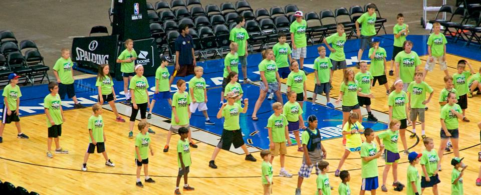 AKASPORT working out on the floor at Target Center with MN Lynx Basketball Staff - 2013