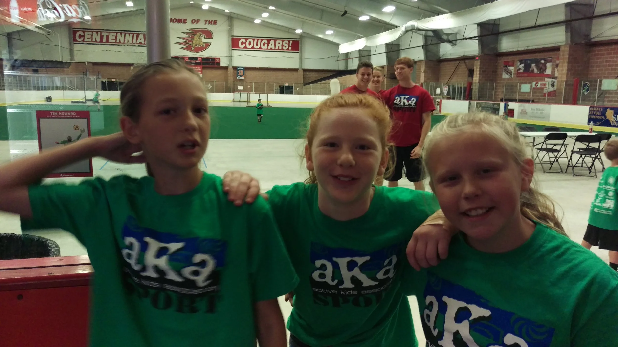Here we have some style.  In between Aubrey, Maria and Jordan's dance routine, I was able to sit them down for a quick interview.  (Video coming soon)  AKA Centennial has been a hit so far as there are less kids than at the AKA Blaine…