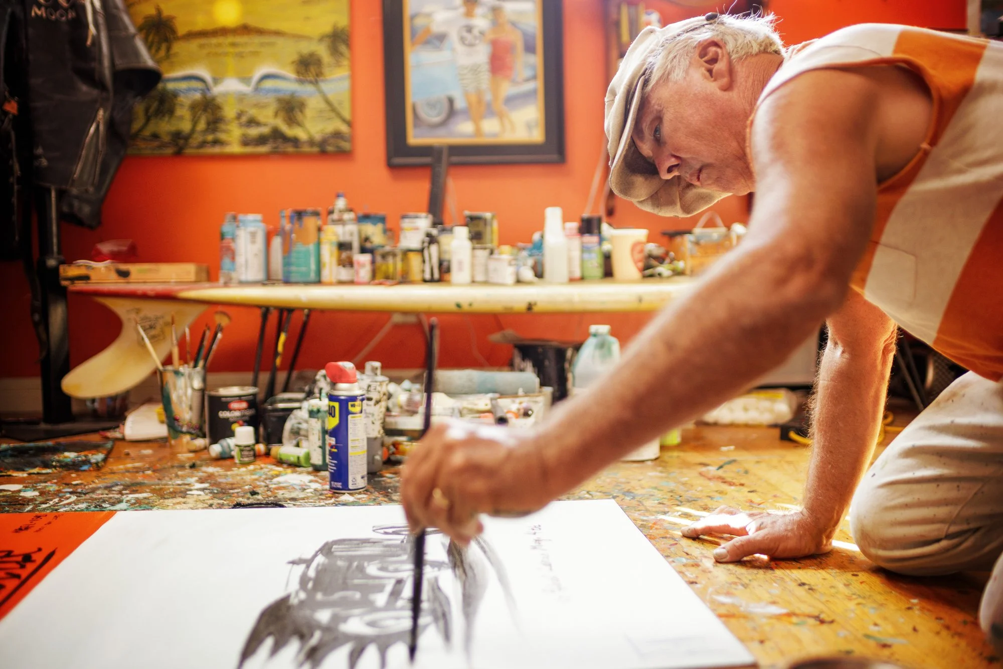 Brian Bent in Studio