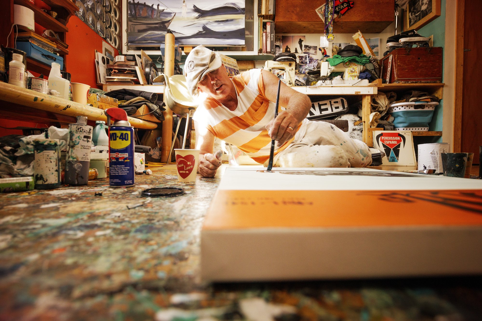 Brian Bent Artist in Studio 2025