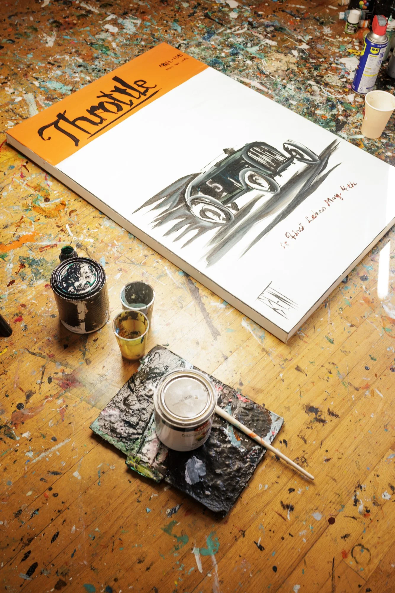 Brian Bent Art 2025 - Throttle Mag 1941