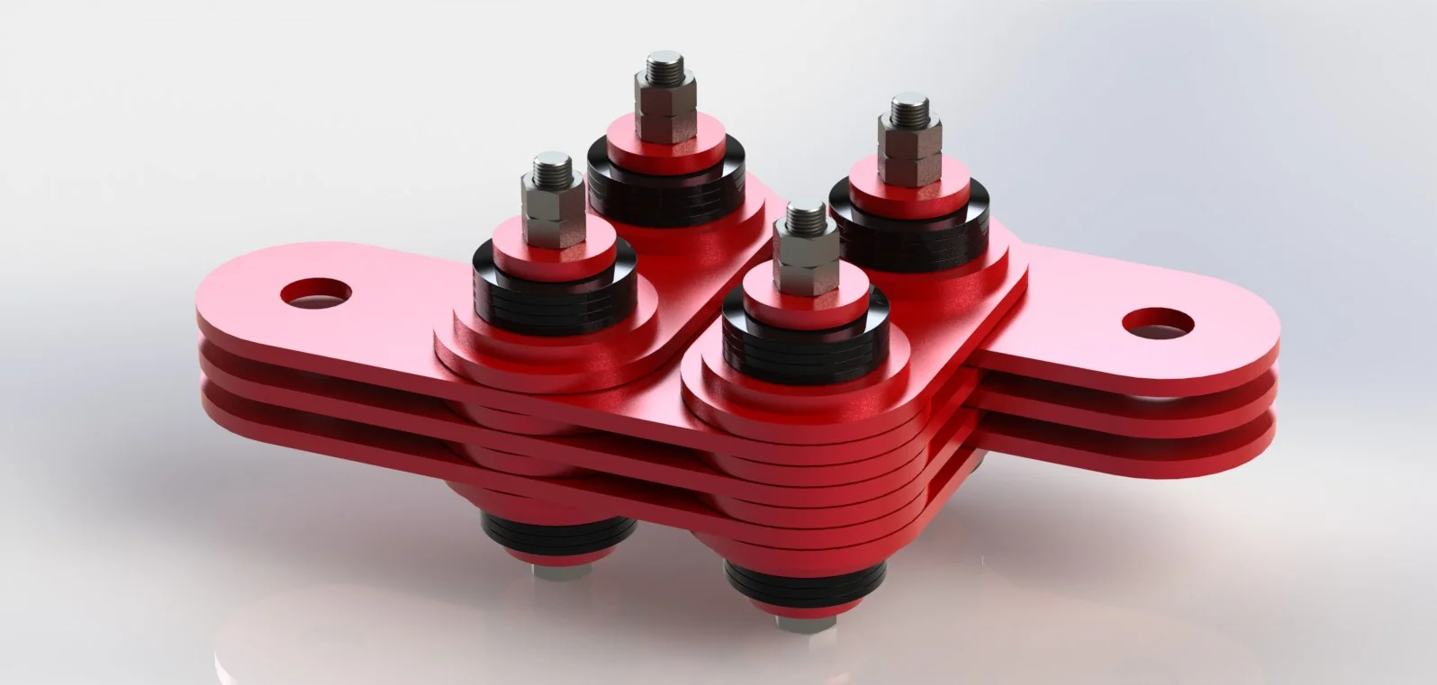  Multi Unit Friction Damper with 4 Friction Joints