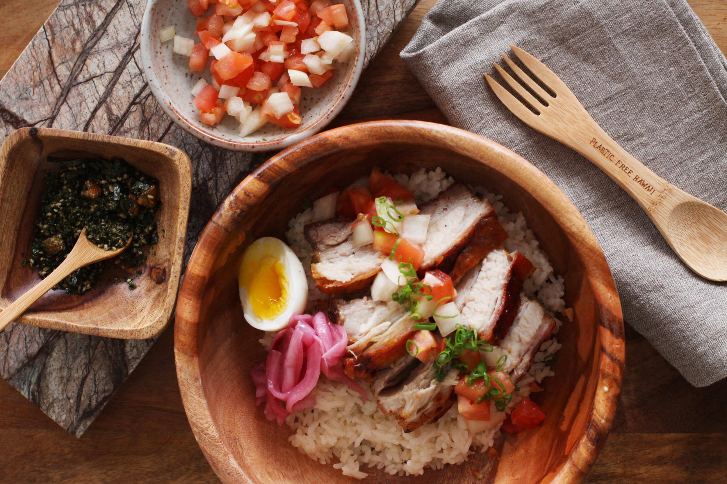 Pork Belly Bowl Tin Roof Maui