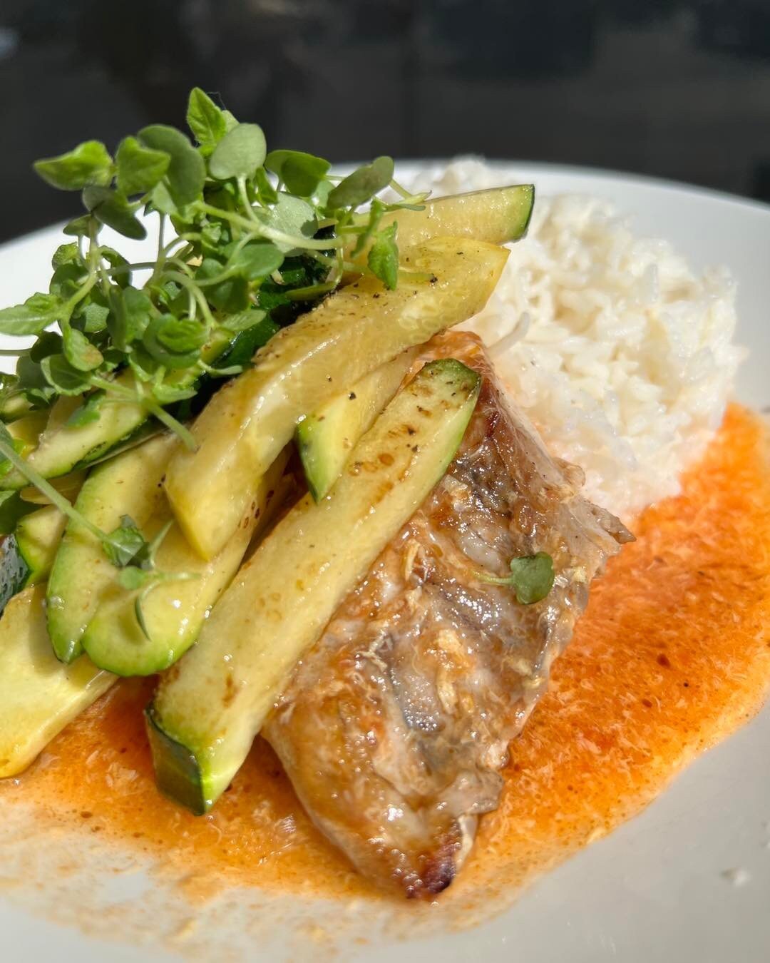 Special for Tuesday, May 24:

Chicken Papaya $12 - Chicken slow cooked with ginger &amp; local green papaya, seasoned with fish sauce, choice base

Sarsiadong Isda $18 - Local caught Hebi (Spearfish), pan roasted then topped with a tomato and egg gra