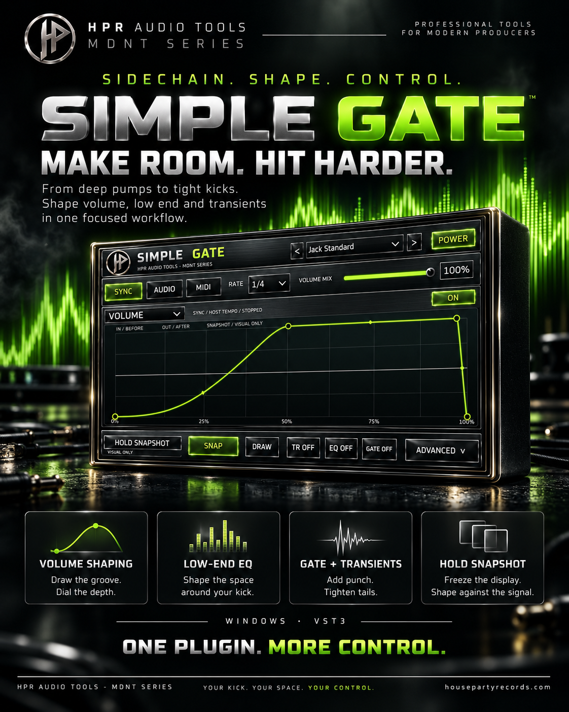 Simple Gate (HPR Audio Tools - MDNT SERIES)