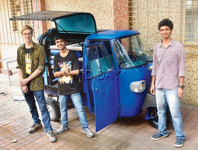 Coby Unger and the team that designed and built the Mobile Play and Learning Center