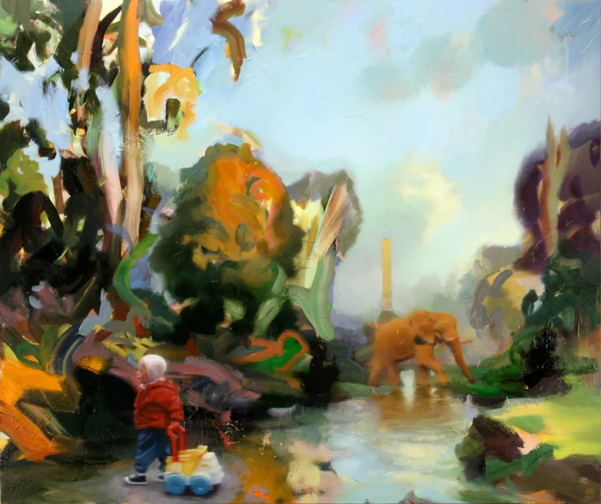 Let Us Go Then, You and I, 48"x60", oil on canvas
