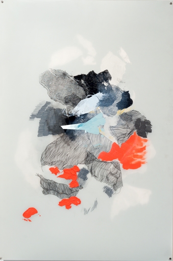 Shep, Eli S.; 26"x32", oil-based print with arcylic on mylar