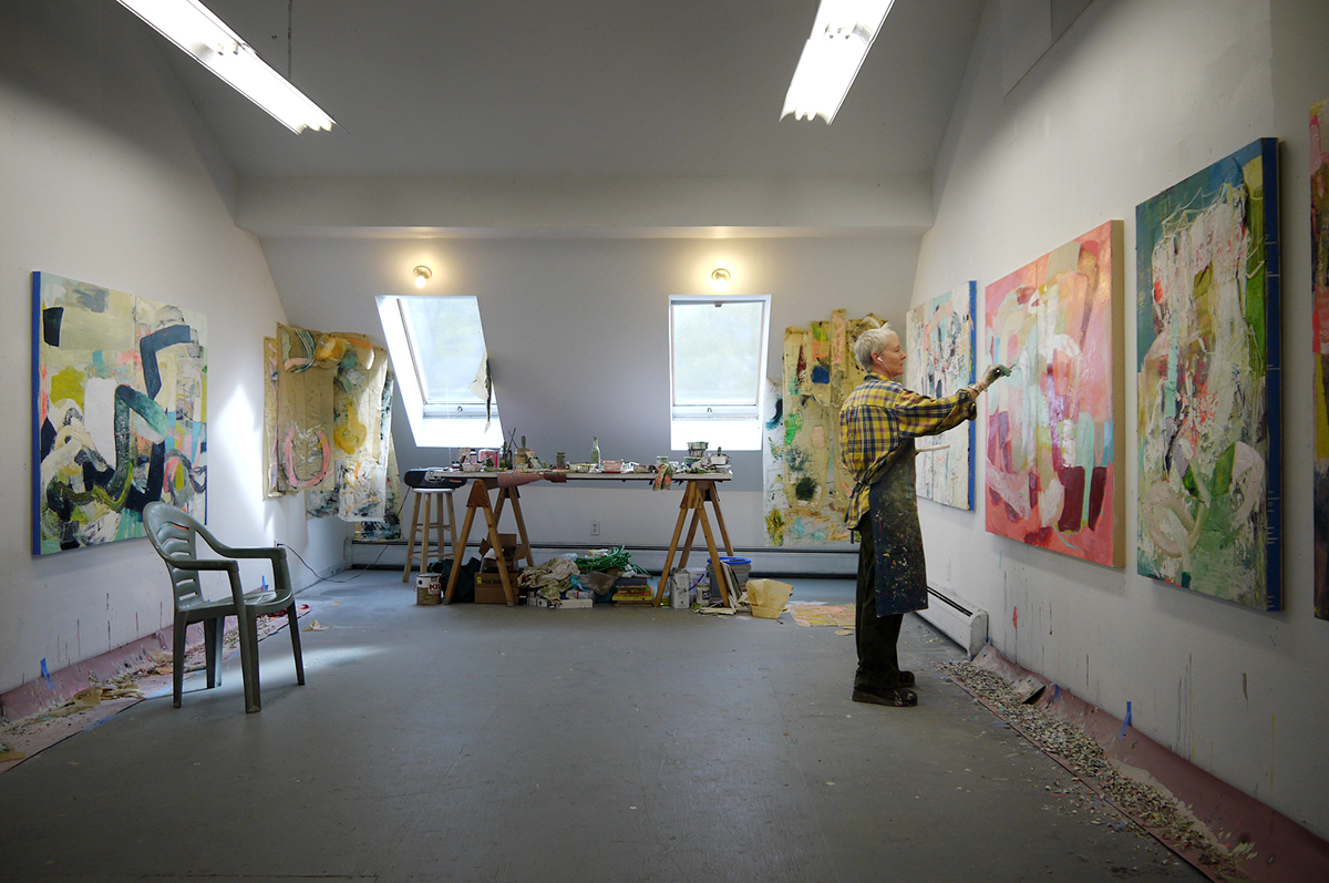 Galen in her studio.