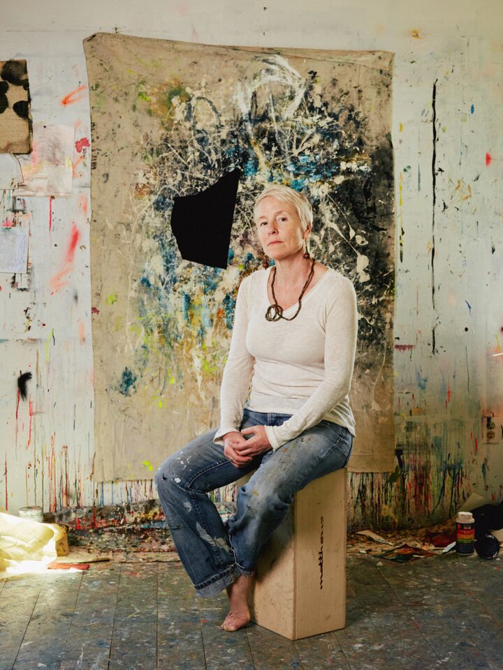 Galen in her studio.