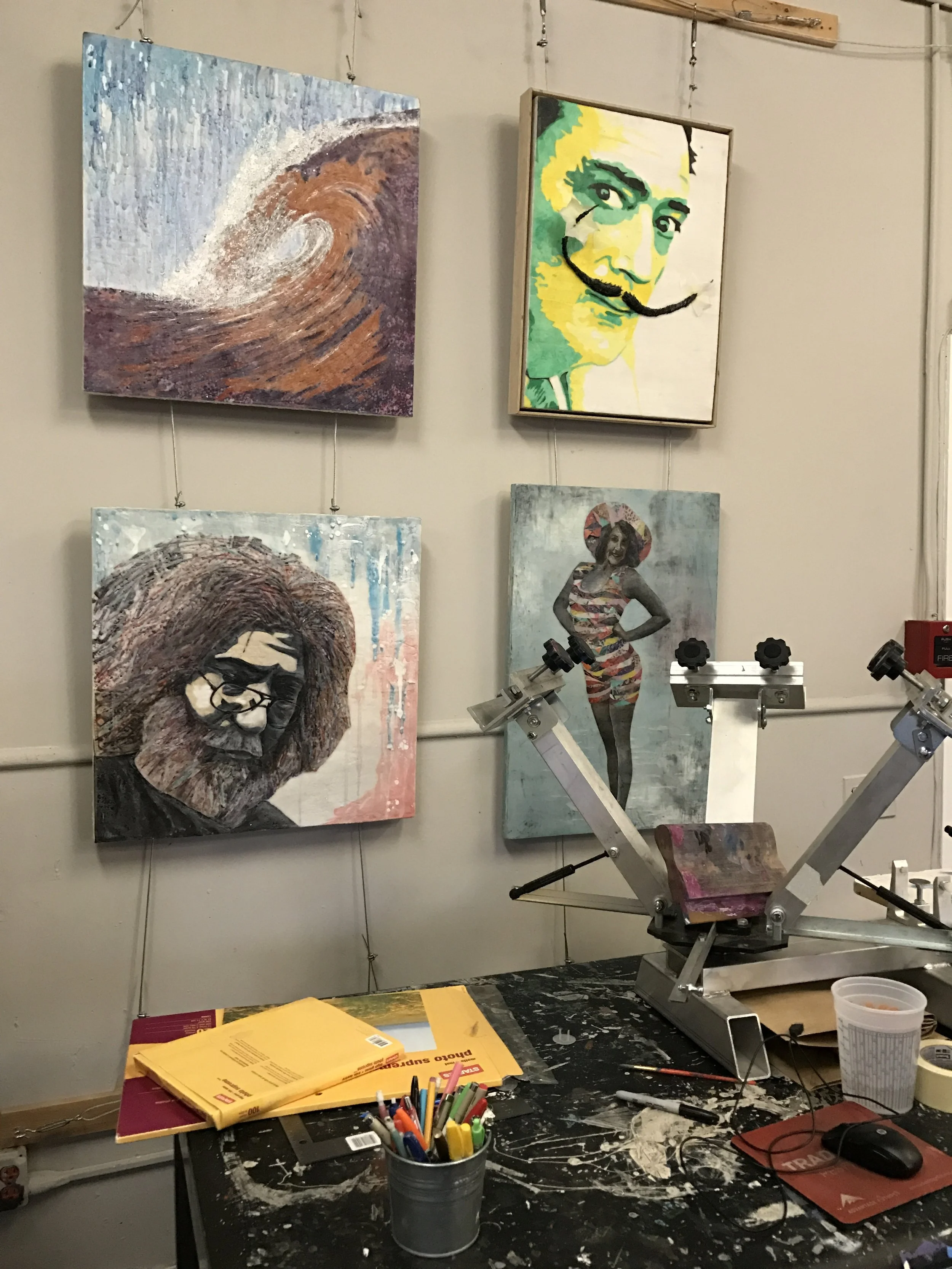 After a career in finance, Michael M. refocused his life on his two passions: art and family. 