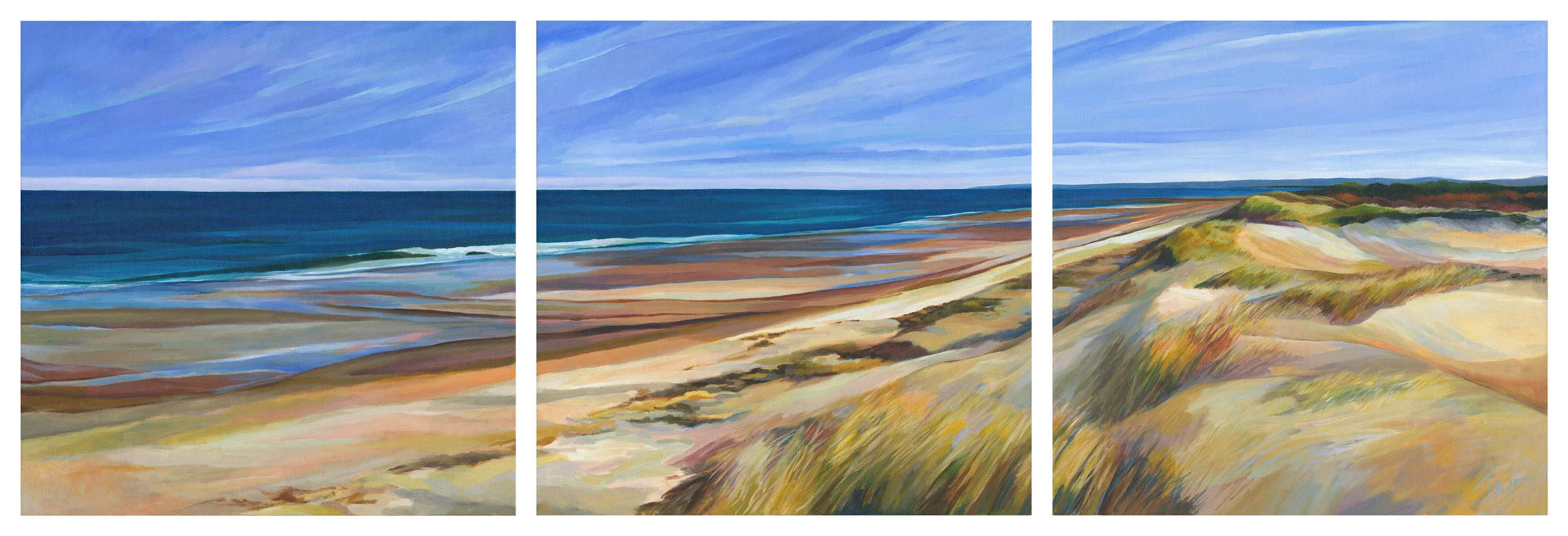 Plum Island, Triptych