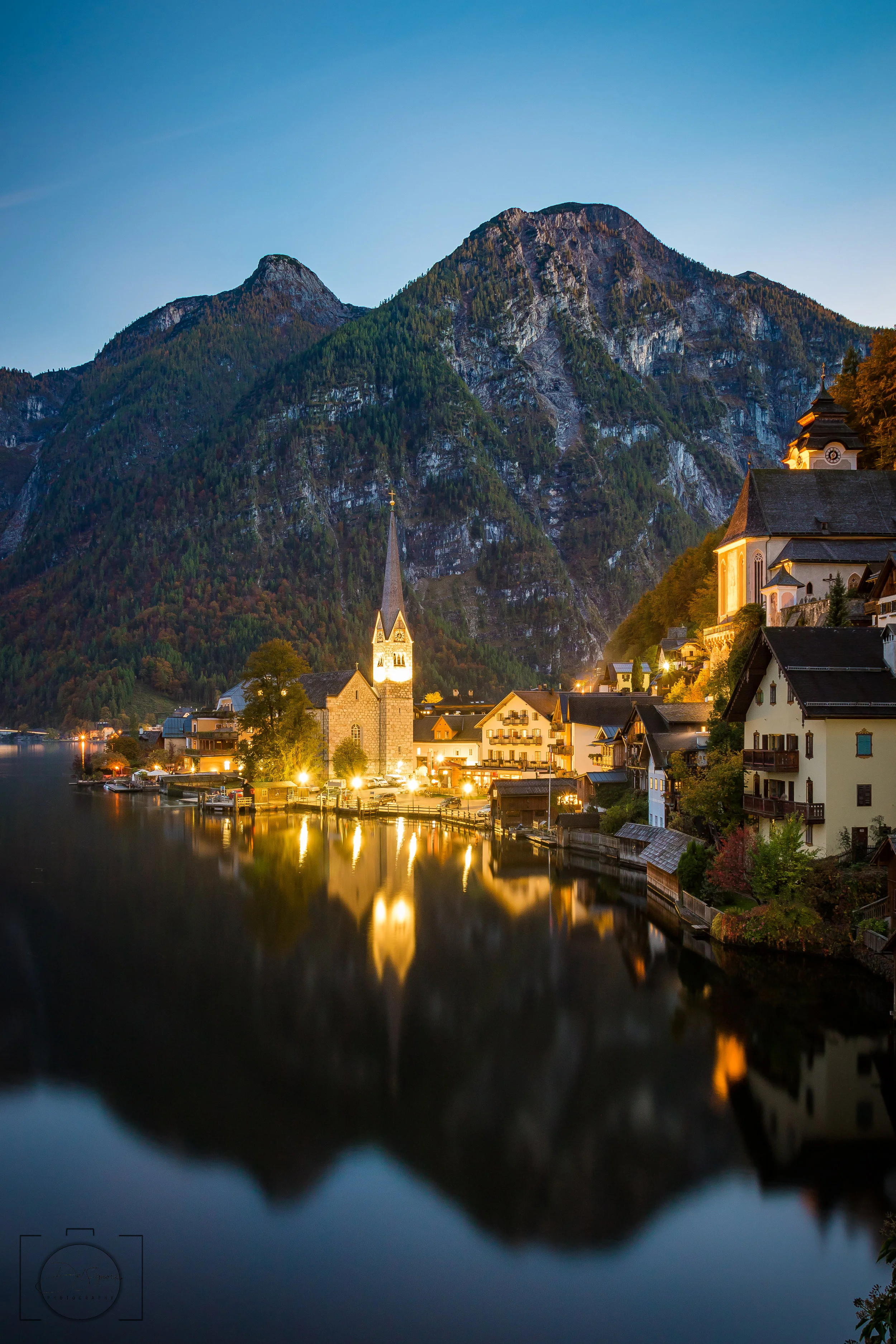 "Nightfall at Hallstatt"