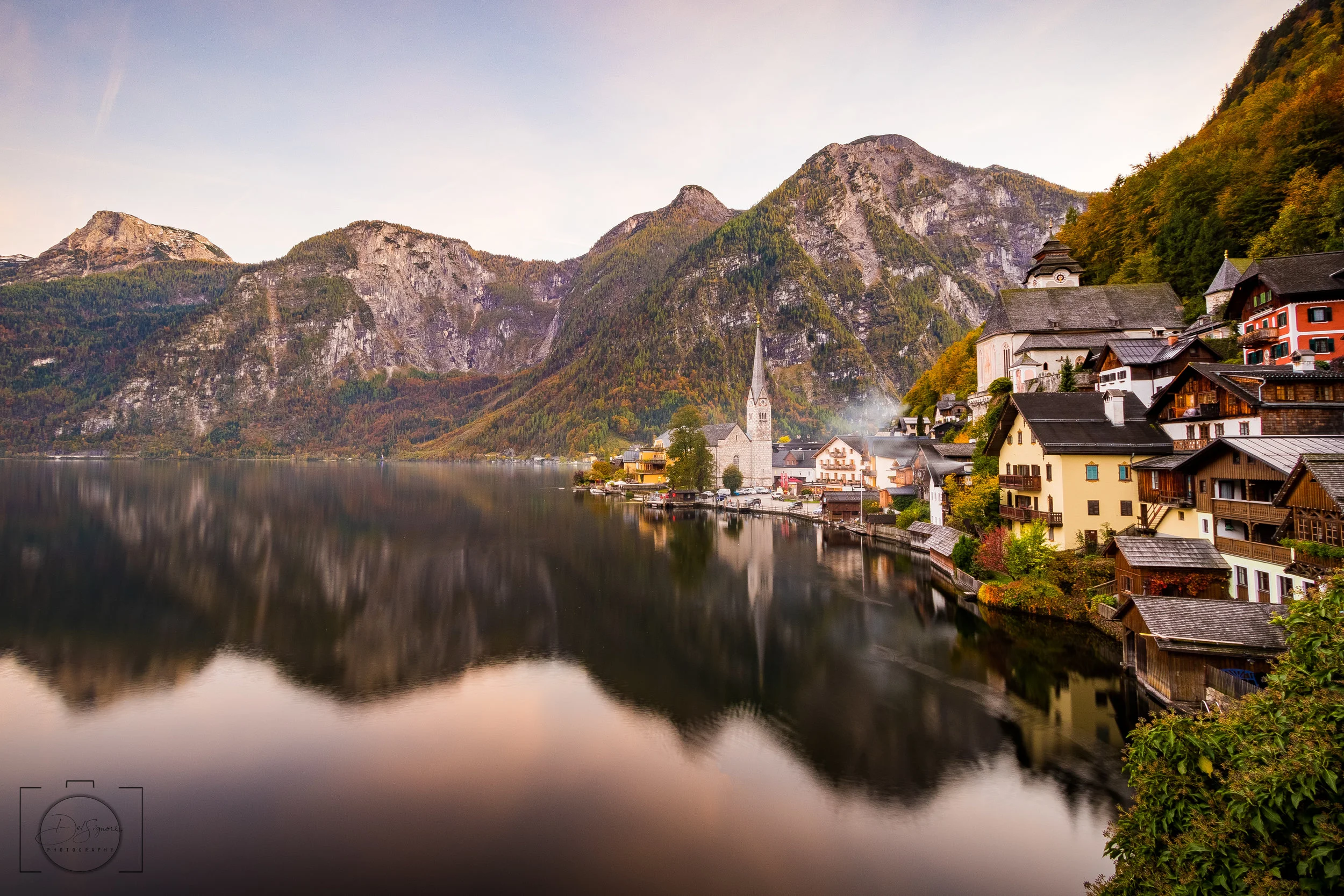 "Sundown at Hallstatt"