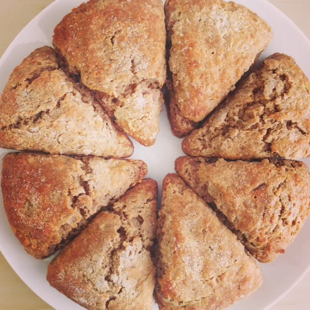 Banana Cocoa Scones