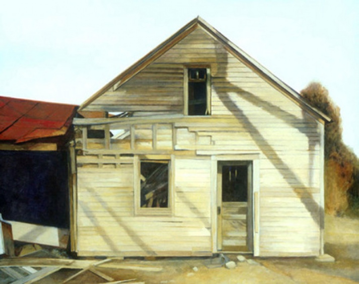 "Settle-Dean Cabin" by Sherry Zvares Sanabria.