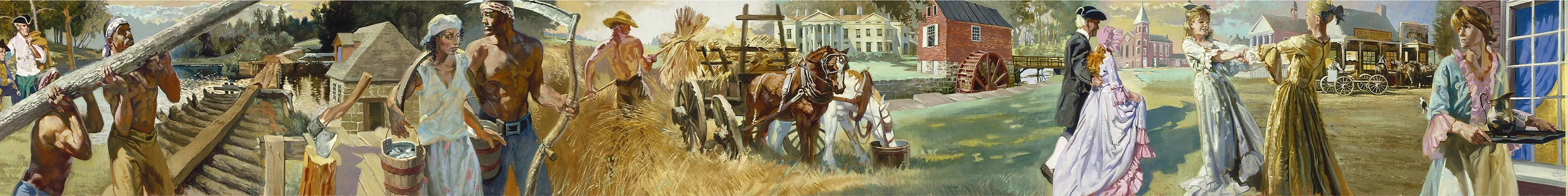 Painting by William Woodward. Photo by Neil Steinberg of Photoworks.