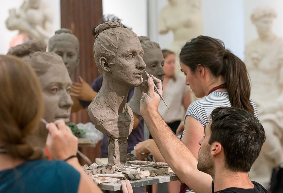 The National Sculpture Society Head Start Portrait Modeling Competition 2016 Photo : Andy Lay Photography 