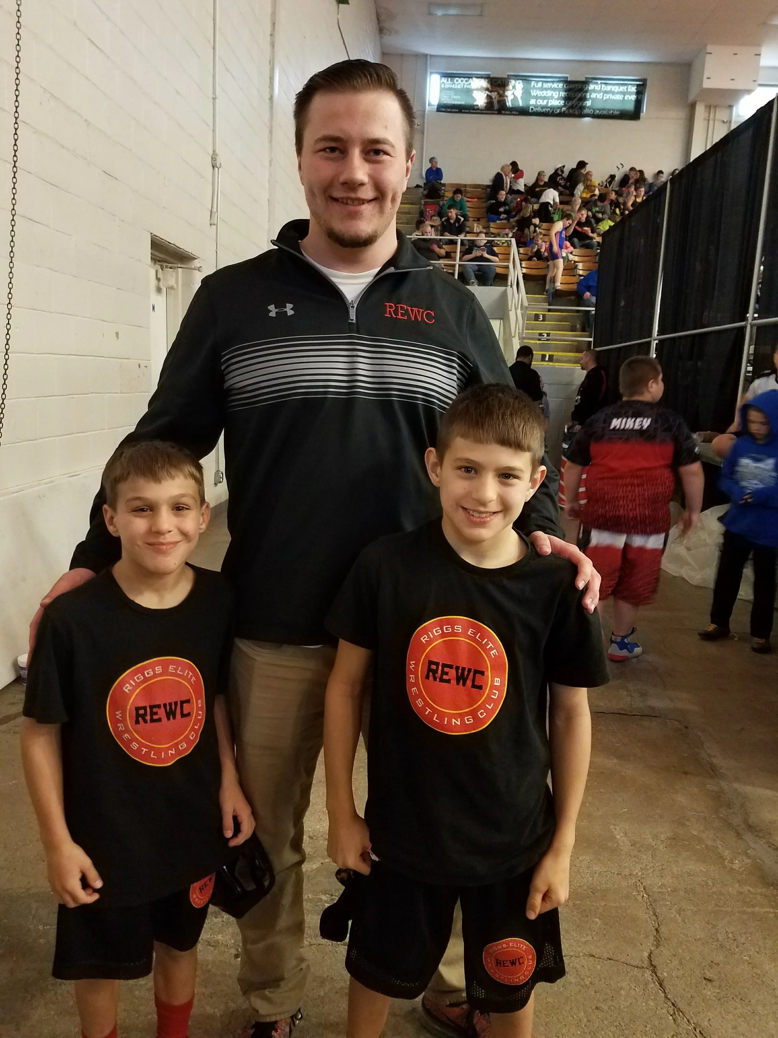 Coach Austin with Mason & Lincoln Rohr