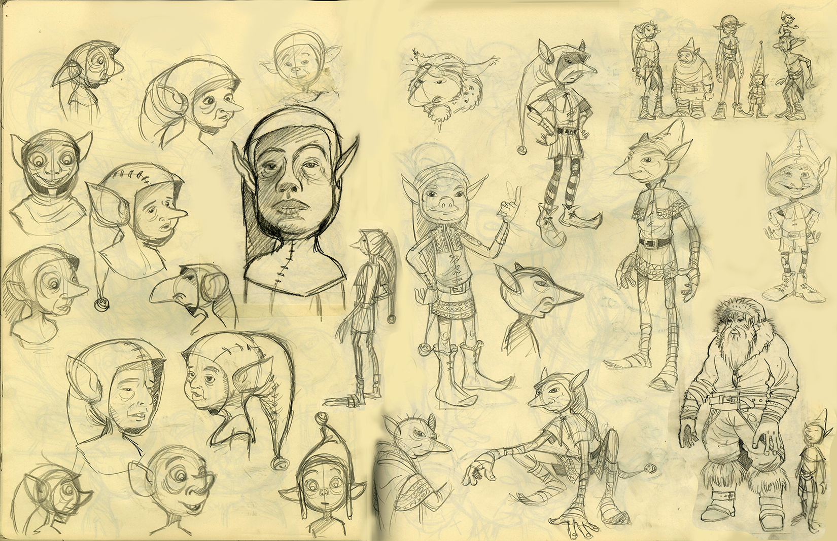 Santa Hunters sketch.png