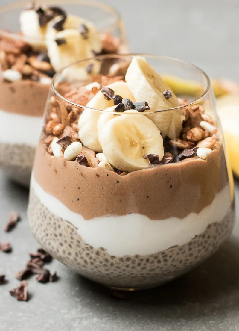 Chocolate Banana Chia Pudding Natalie Yonan